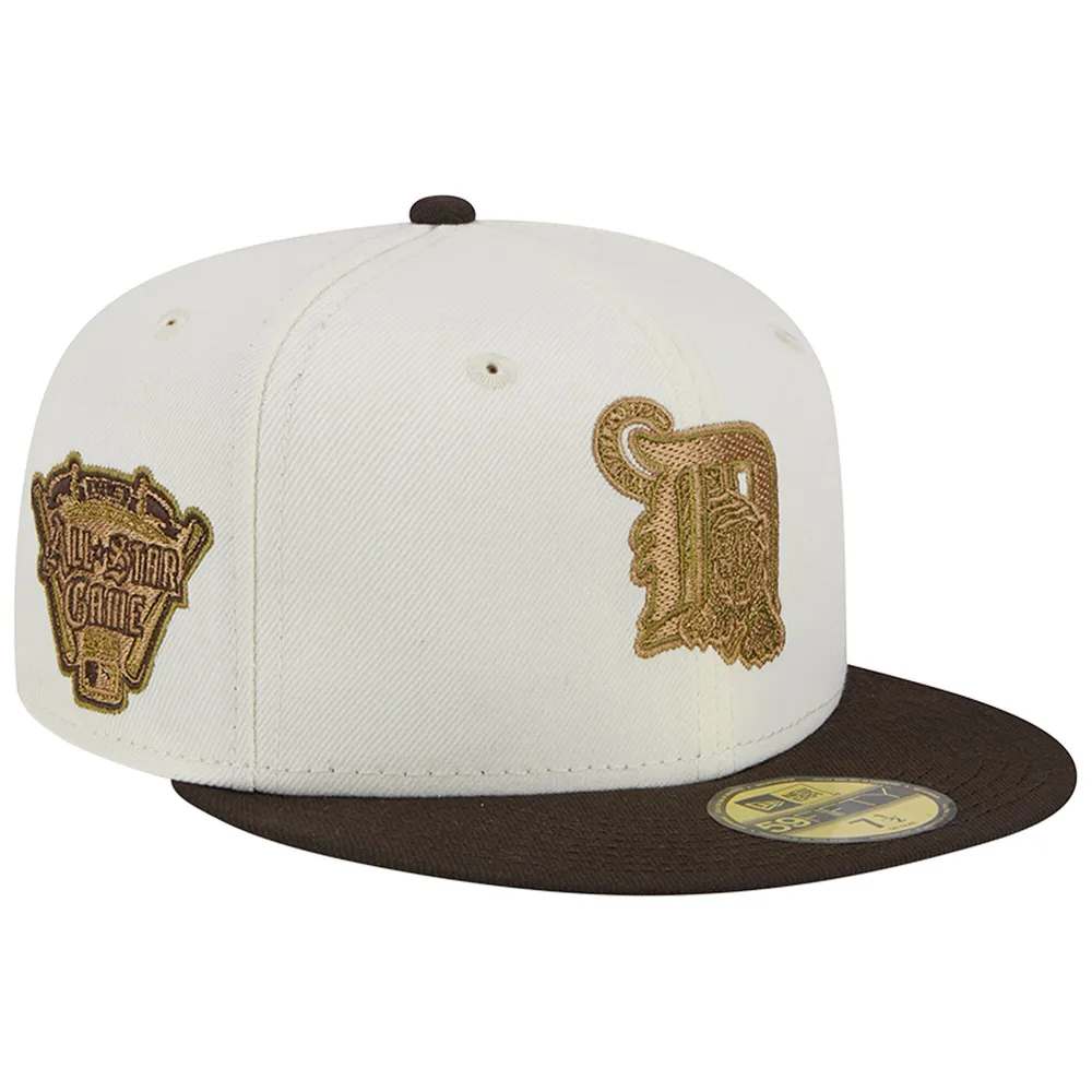 Men's Fanatics Branded Gray/Black Detroit Tigers Team Fitted Hat