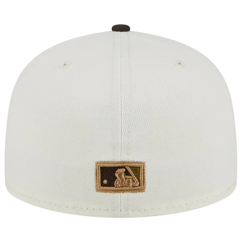 Men's New Era Detroit Tigers White on 59FIFTY Fitted Hat