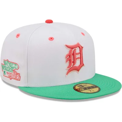 Lids Detroit Tigers New Era 2006 World Series Side Patch 59FIFTY Fitted Hat  - Peach/Purple