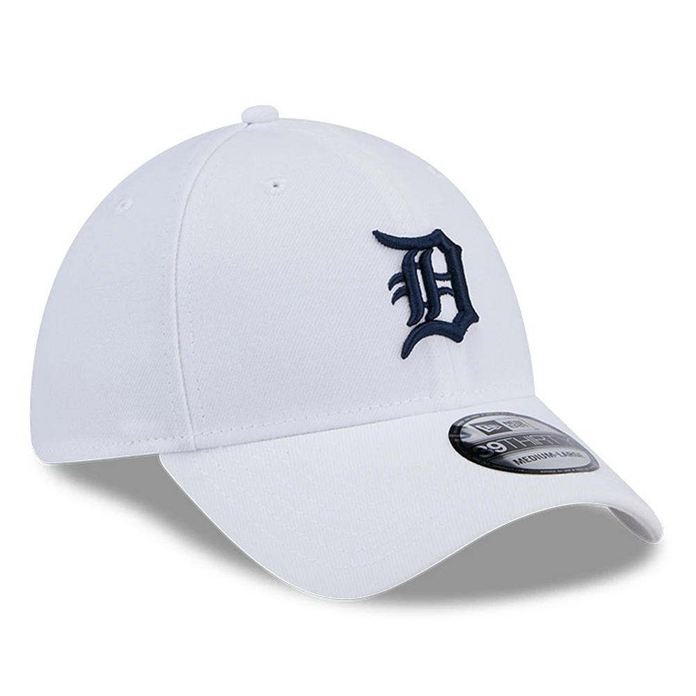Casquette 39THIRTY Flex blanche Detroit Tigers de New Era pour homme