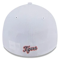 Casquette 39THIRTY Flex blanche Detroit Tigers de New Era pour homme