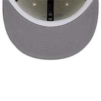 Men's New Era White Detroit Tigers Cooperstown Collection Chrome 59FIFTY Fitted Hat