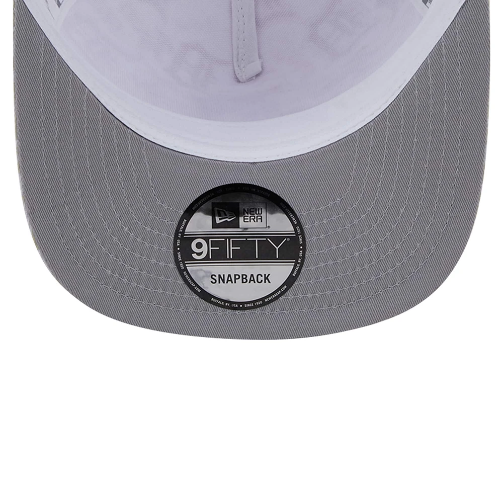 Casquette Snapback 9FIFTY Snapback A-Frame Trucker Dunes avec logo des Detroit Tigers New Era pour hommes