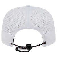 Casquette de golf perforée blanche New Era pour homme, motif Detroit Tigers