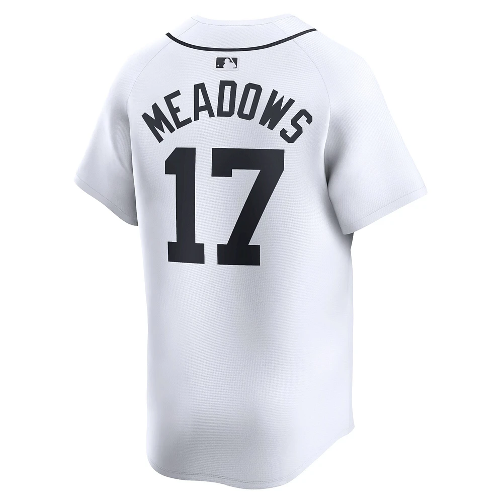 Maillot de joueur Nike Austin Meadows blanc Detroit Tigers Home Limited pour homme