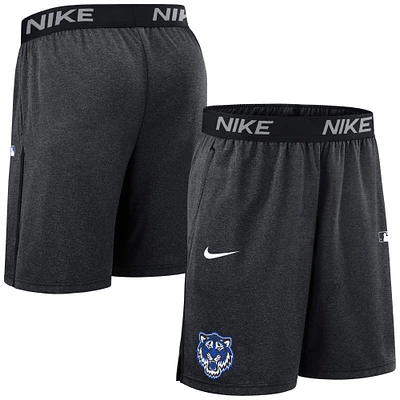 Men's Nike  Black Detroit Tigers Authentic Collection City Connect Performance Knit Shorts