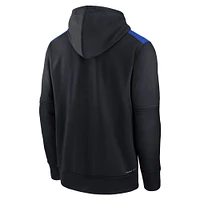 Men's Nike  Black Detroit Tigers Authentic Collection City Connect Therma Pullover Hoodie