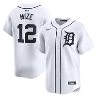 Maillot de joueur Nike Casey Mize pour hommes, blanc, Detroit Tigers Home Limited Player