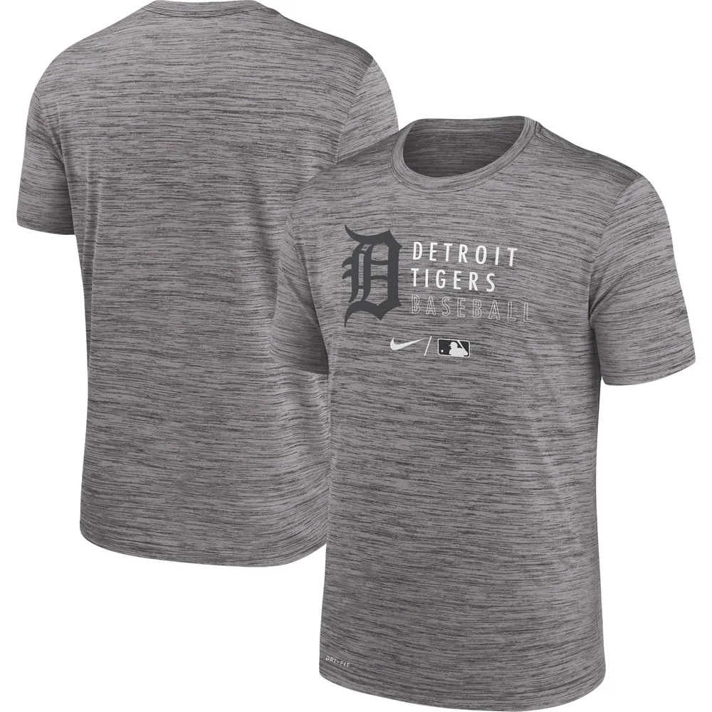 Lids Detroit Tigers Nike Authentic Collection Velocity Practice Performance  T-Shirt - Heathered Gray