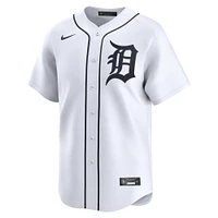 Men's Nike Javier Baez White Detroit Tigers Home Limited Player Jersey