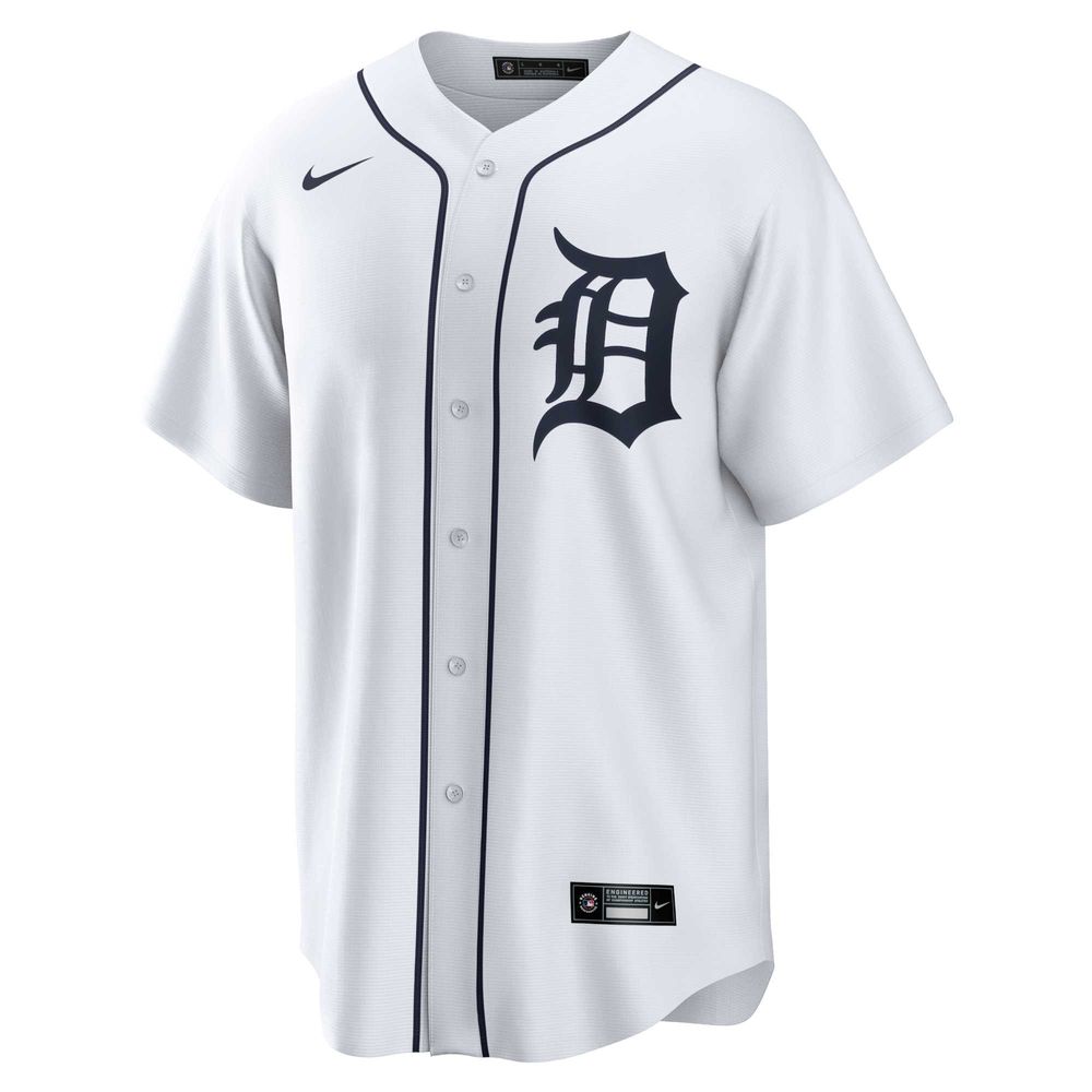 Men's Nike Javier Baez White Detroit Tigers Home Replica Player - Jersey