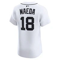 Maillot Nike Kenta Maeda blanc domicile Elite des Detroit Tigers pour homme