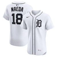 Maillot Nike Kenta Maeda blanc domicile Elite des Detroit Tigers pour homme