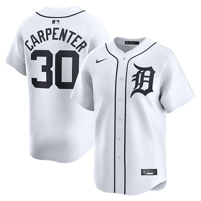 Maillot de joueur Nike Kerry Carpenter pour hommes, blanc, Detroit Tigers Home Limited Player