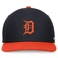 Men's Nike Navy/Orange Detroit Tigers Two-Tone Snapback Hat