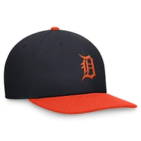 Men's Nike Navy/Orange Detroit Tigers Two-Tone Snapback Hat