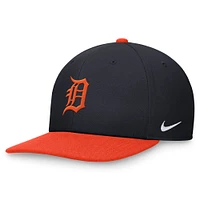 Men's Nike Navy/Orange Detroit Tigers Two-Tone Snapback Hat