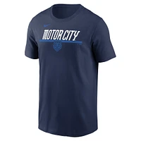 Men's Nike Navy Detroit Tigers 2-Hit Speed City Connect T-Shirt