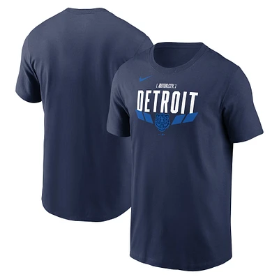 T-shirt graphique Nike bleu marine Detroit Tigers 2024 City Connect pour homme