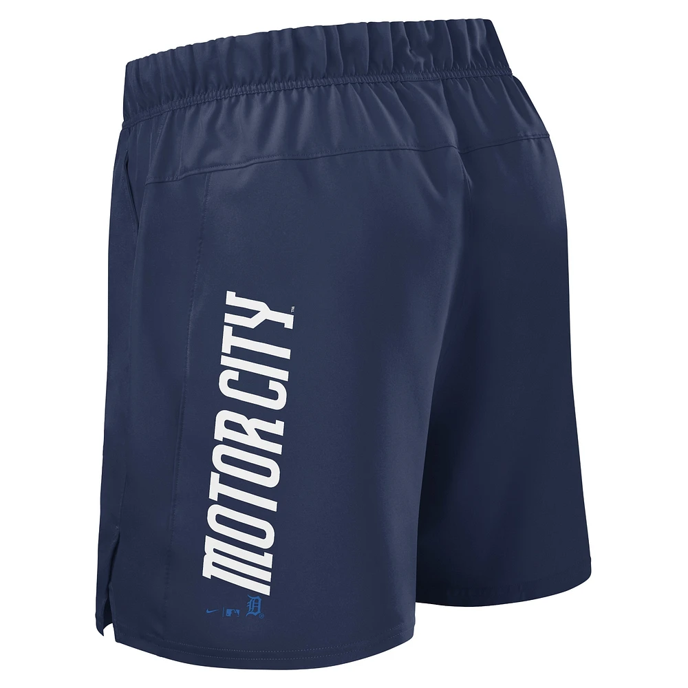 Men's Nike Navy Detroit Tigers 2024 City Connect Woven Victory Performance Shorts