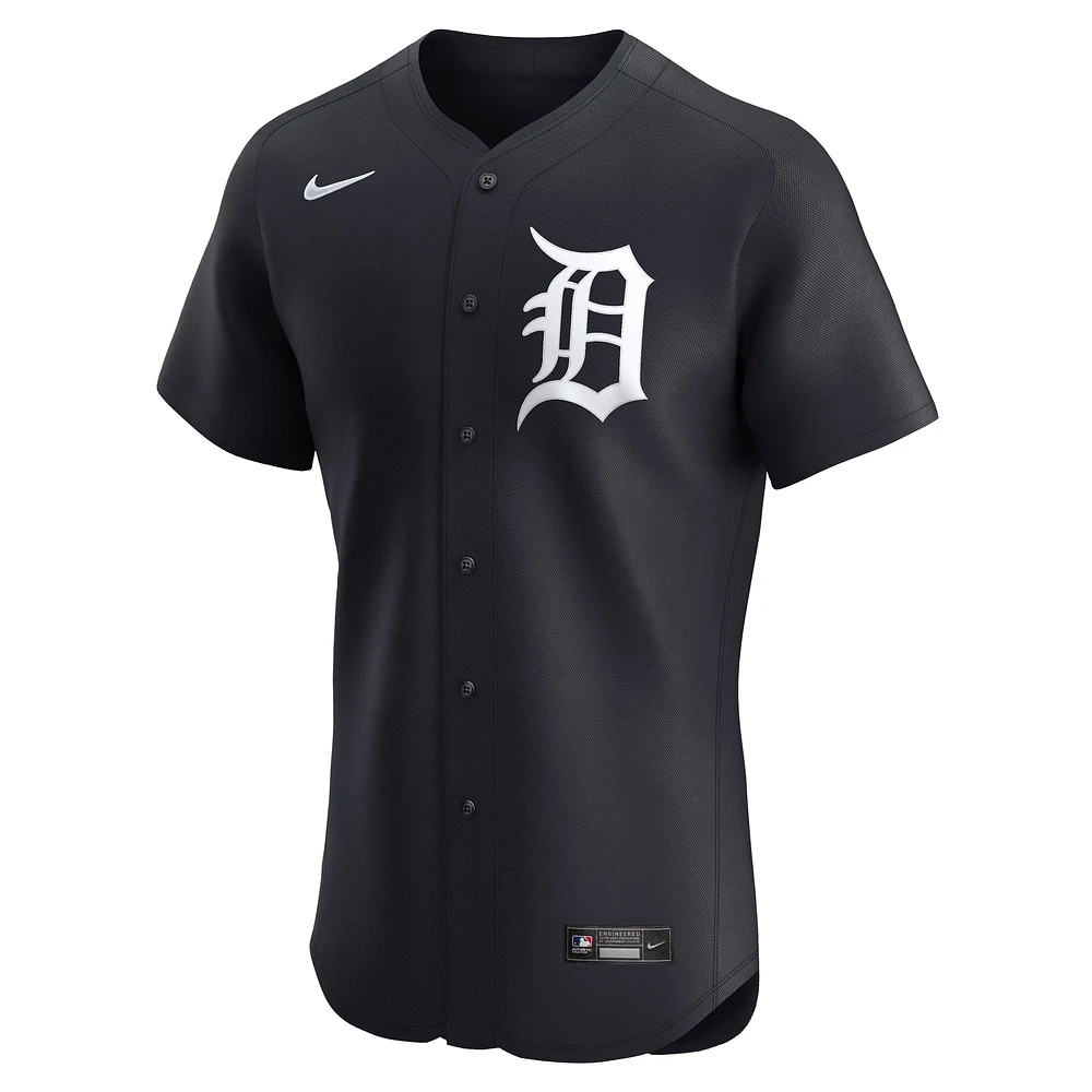 Men's Nike Navy Detroit Tigers Alternate Elite Jersey