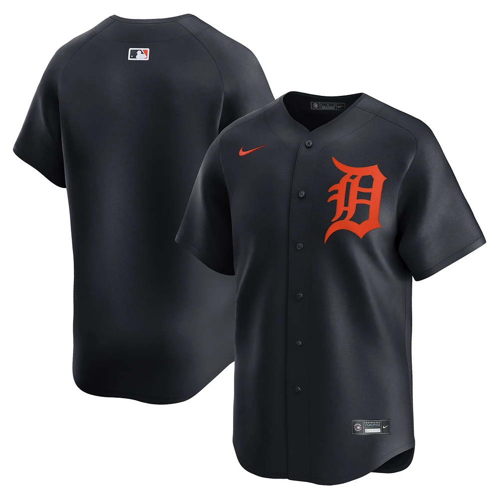 Maillot Nike pour homme, bleu marine, Detroit Tigers, Alternate Limited