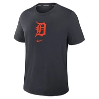 T-shirt Nike bleu marine Detroit Tigers Authentic Collection Early Work Tri-Blend Performance pour homme