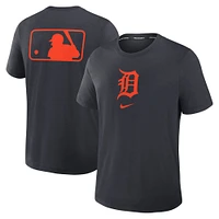 T-shirt Nike bleu marine Detroit Tigers Authentic Collection Early Work Tri-Blend Performance pour homme