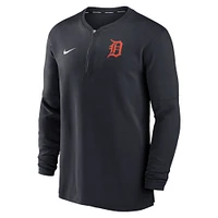 Men's Nike Navy Detroit Tigers Authentic Collection Game Time Performance Quarter-Zip Top