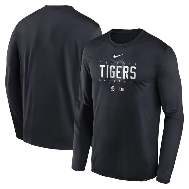 Lids Cleveland Indians Nike Authentic Collection Team Legend Performance  Long Sleeve T-Shirt - Navy