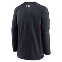 Men's Nike Navy Detroit Tigers Authentic Collection Logo Performance Long Sleeve T-Shirt