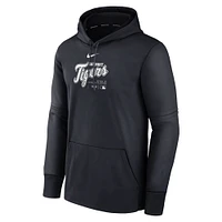 Men's Nike Navy Detroit Tigers Authentic Collection Practice Performance Pullover Hoodie