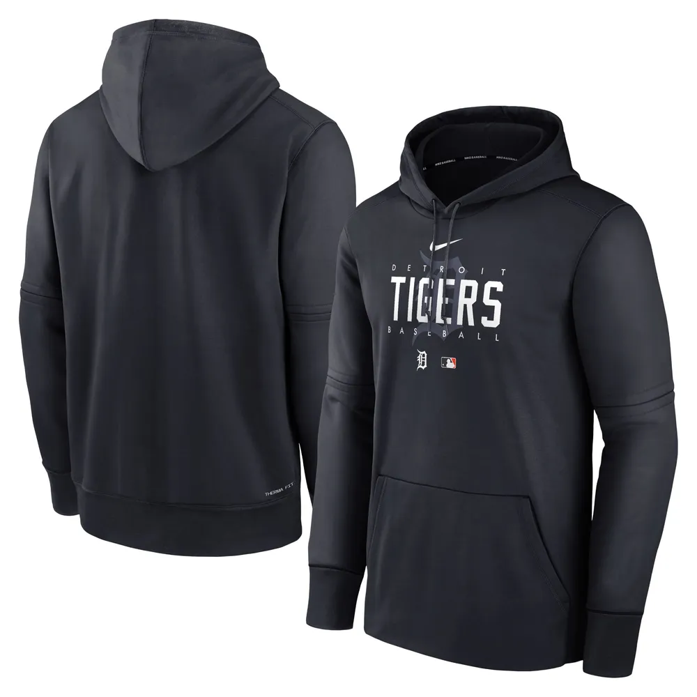 Nike Detroit Tigers Orange Authentic Collection Therma Performance Pullover  Hoodie