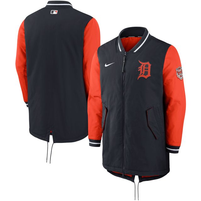 Veste entièrement zippée Nike pour hommes des Detroit Tigers Dugout Performance bleu marine