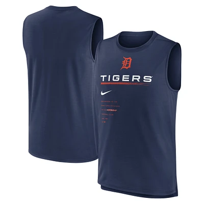 Men's Nike Navy Detroit Tigers Exceed Performance Tank Top