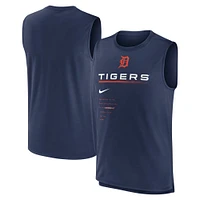 Débardeur Nike Detroit Tigers Exceed Performance pour homme - Bleu marine