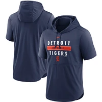 Haut à capuchon manches courtes Nike Detroit Tigers Home Team pour homme, bleu marine