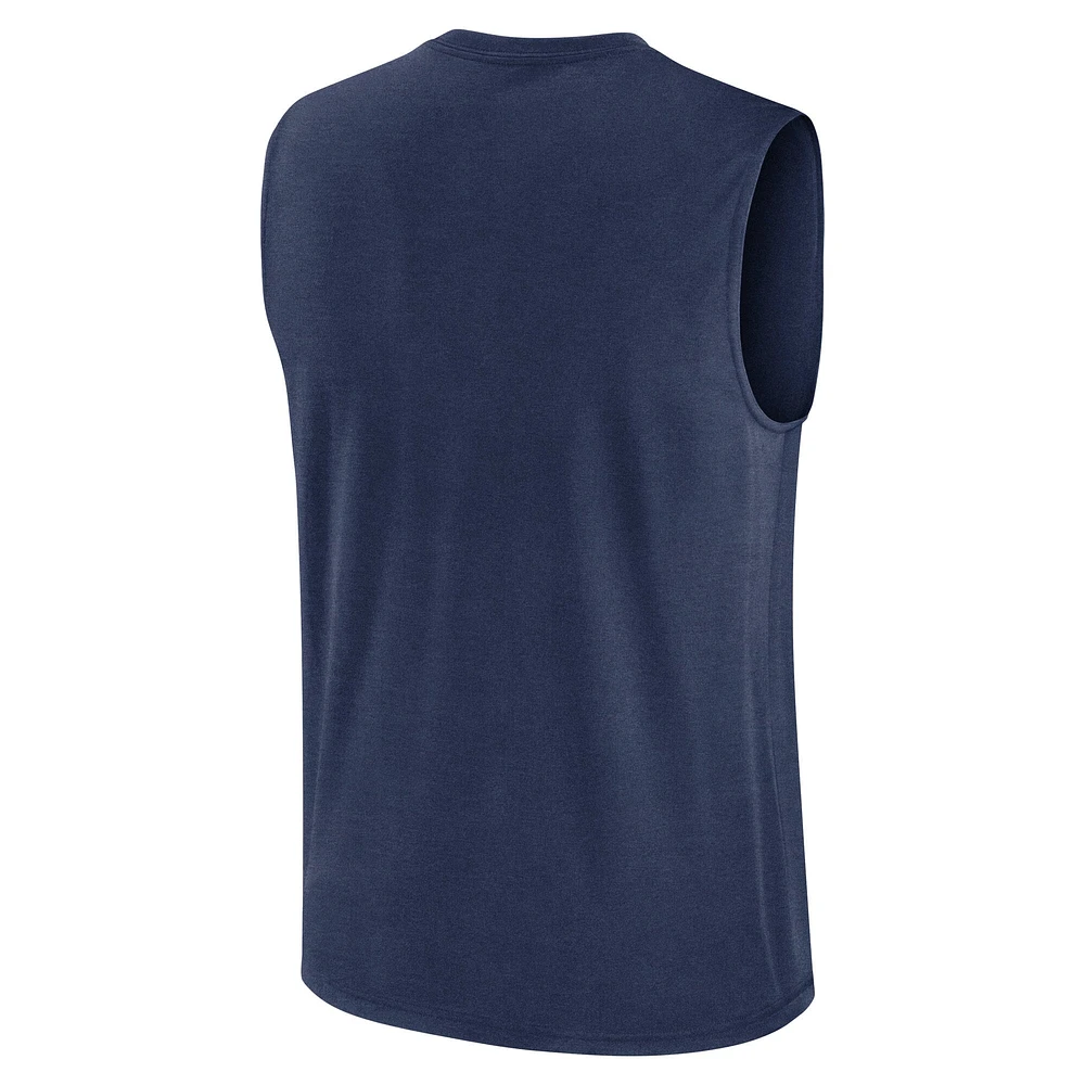 Men's Nike Navy Detroit Tigers Knockout Performance Muscle Tank Top