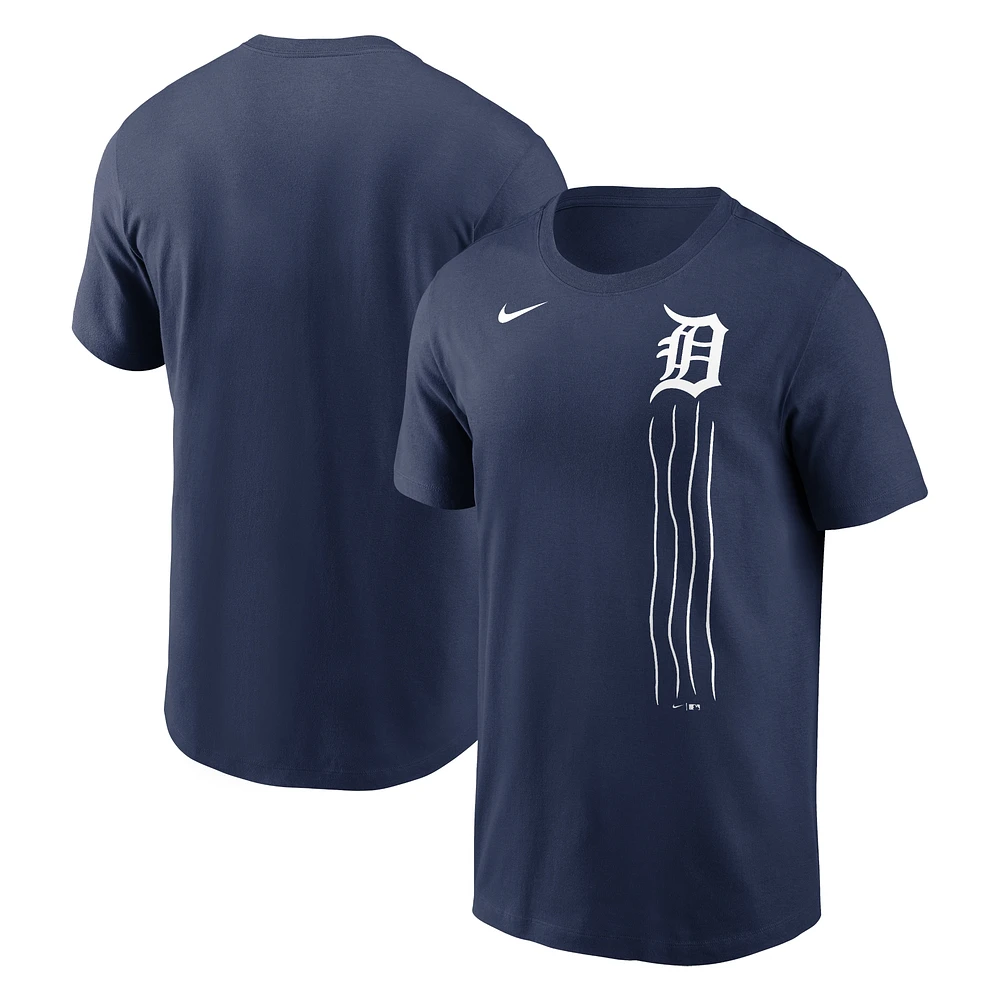 T-shirt Nike pour homme, bleu marine, Detroit Tigers Local Home Town