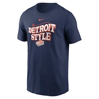 Men's Nike Navy Detroit Tigers Local Hometown T-Shirt