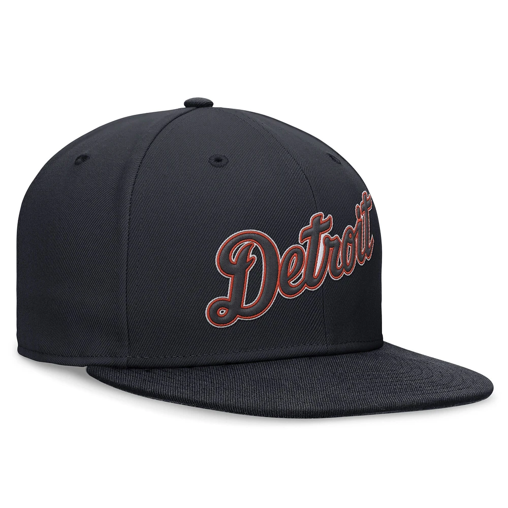 Casquette Nike bleu marine Detroit Tigers Performance pour homme