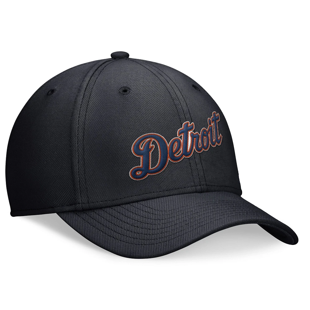 Casquette Nike Performance Flex bleu marine Detroit Tigers pour homme