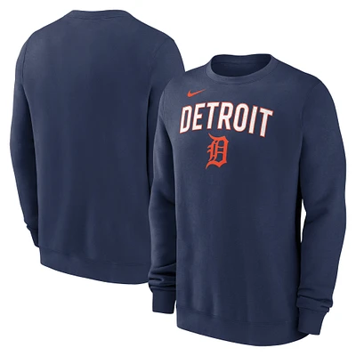 Men's Nike Navy Detroit Tigers Pullover Sweatshirt