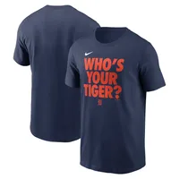 T-shirt Nike Detroit Tigers Rally Rule pour homme, bleu marine