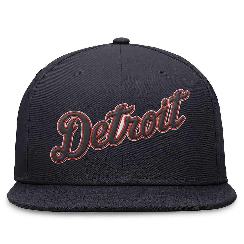 Men's Nike Navy Detroit Tigers True Performance Fitted Hat