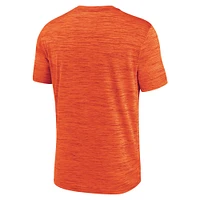 T-shirt d'entraînement Velocity Performance Nike Orange Detroit Tigers Authentic Collection pour homme