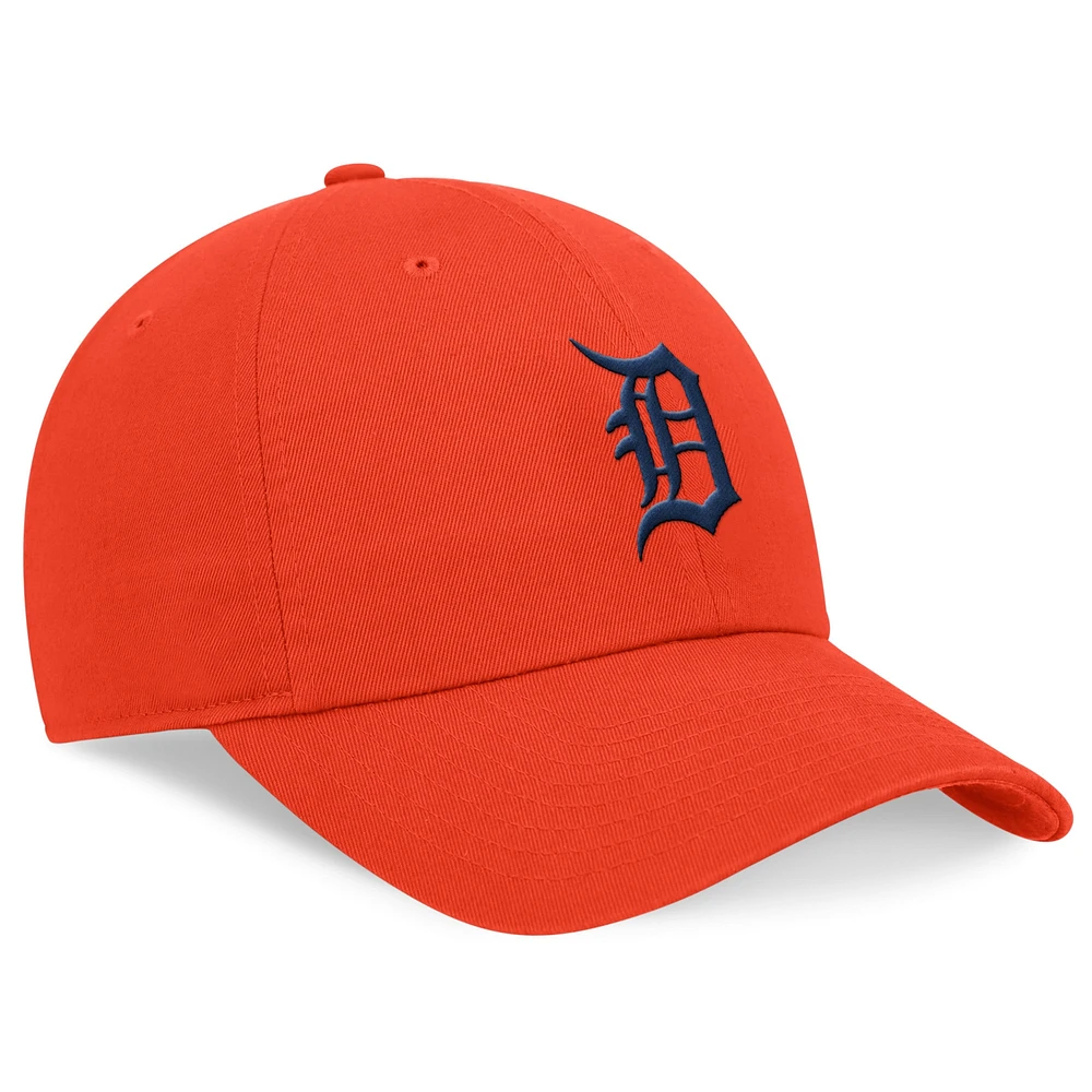 Men's Nike Orange Detroit Tigers Club Adjustable Hat