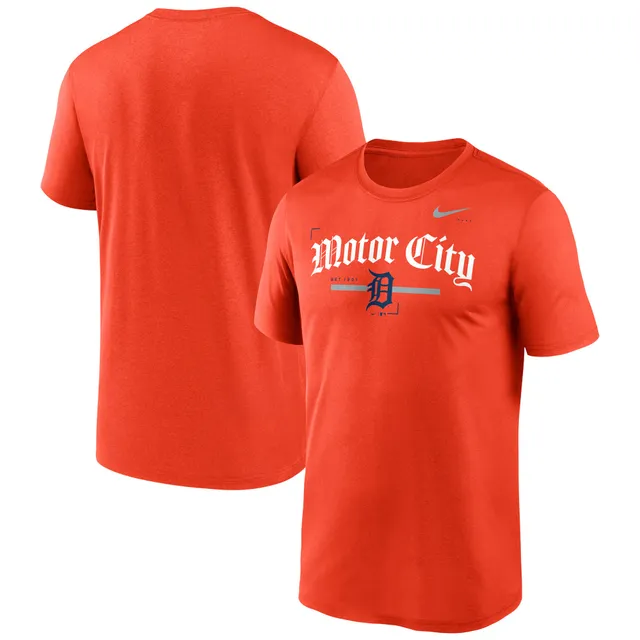 Nike Detroit Tigers Navy Blue Logo Legend Short Sleeve T Shirt