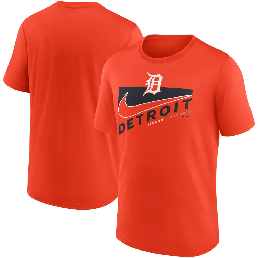 Nike Detroit Tigers Navy Team Logo Long Sleeve T-Shirt