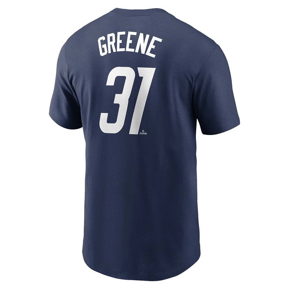 Men's Nike Riley Greene Navy Detroit Tigers 2024 City Connect Fuse Name & Number T-Shirt